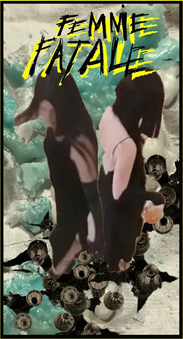 THE SERVING er en performance af personaen Femme Fatale